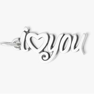 James Avery I Love You Script Charm